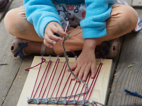 Making Looms and Weaving: A Double Maker Project